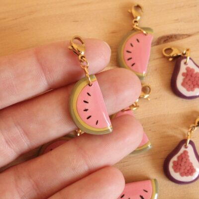 Charm sandía collar